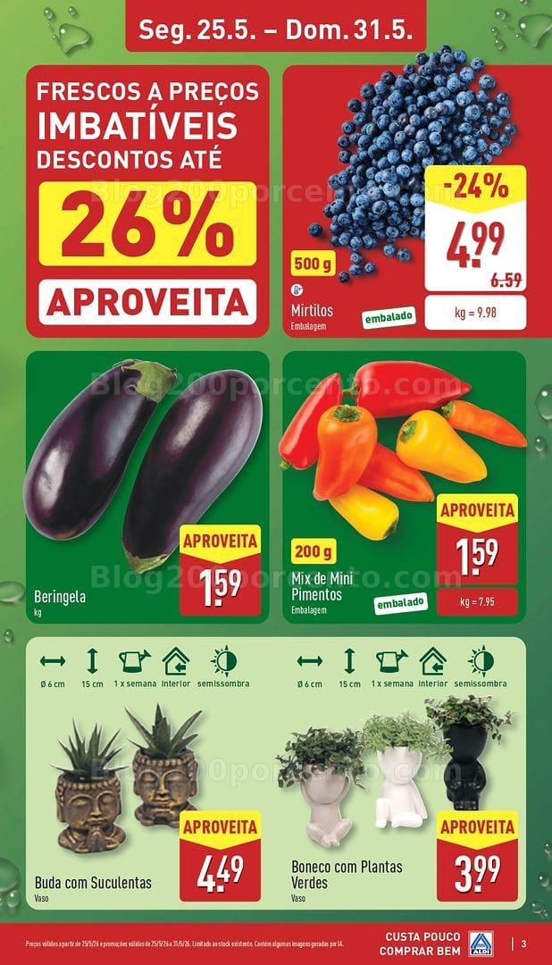 Antevisão Folheto ALDI Promoções de 25 a 31 maio